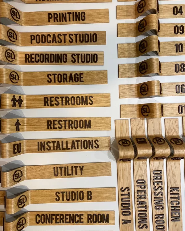 wooden wall signs