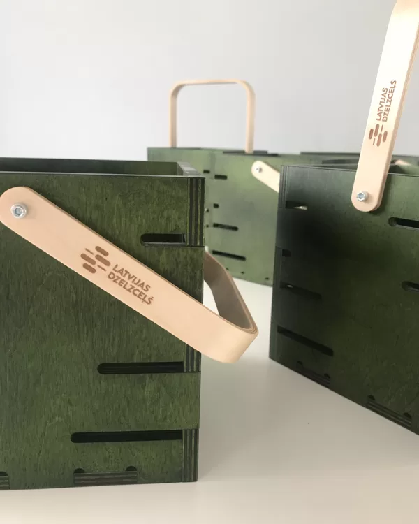 green boxes
