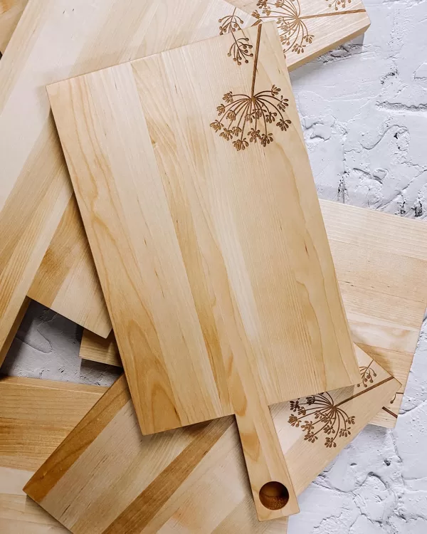 wooden chopping boards