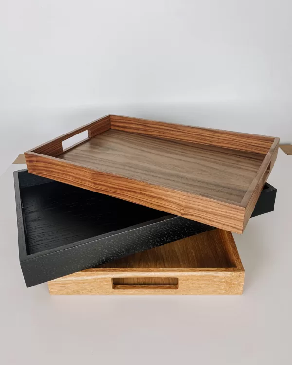 wooden serving trays