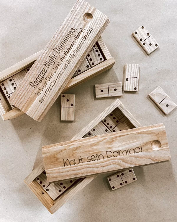 wooden domino