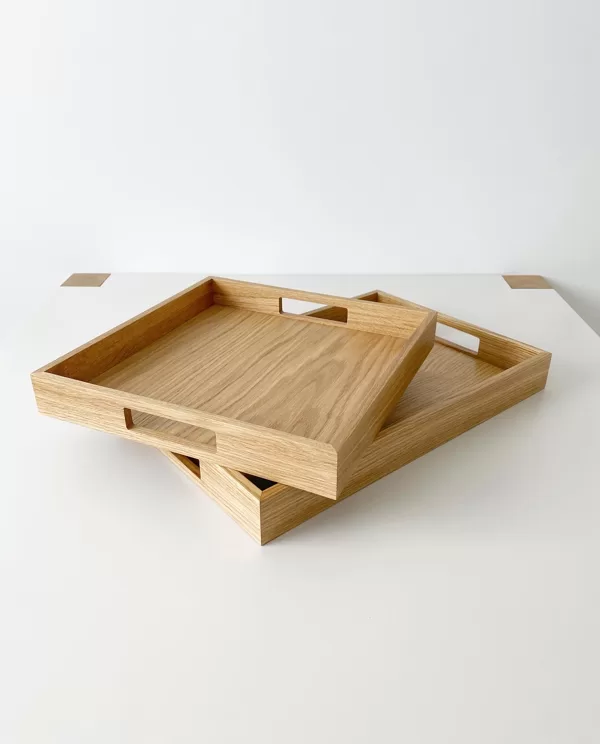 wooden serving trays