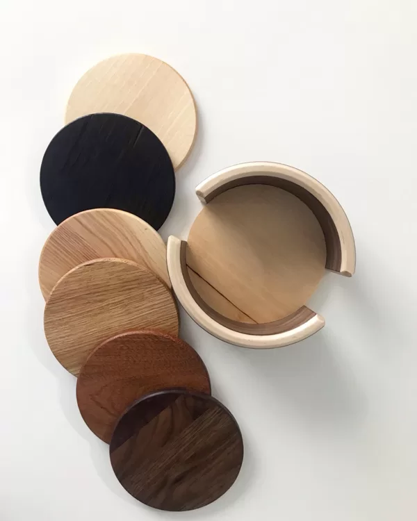 wooden coasters