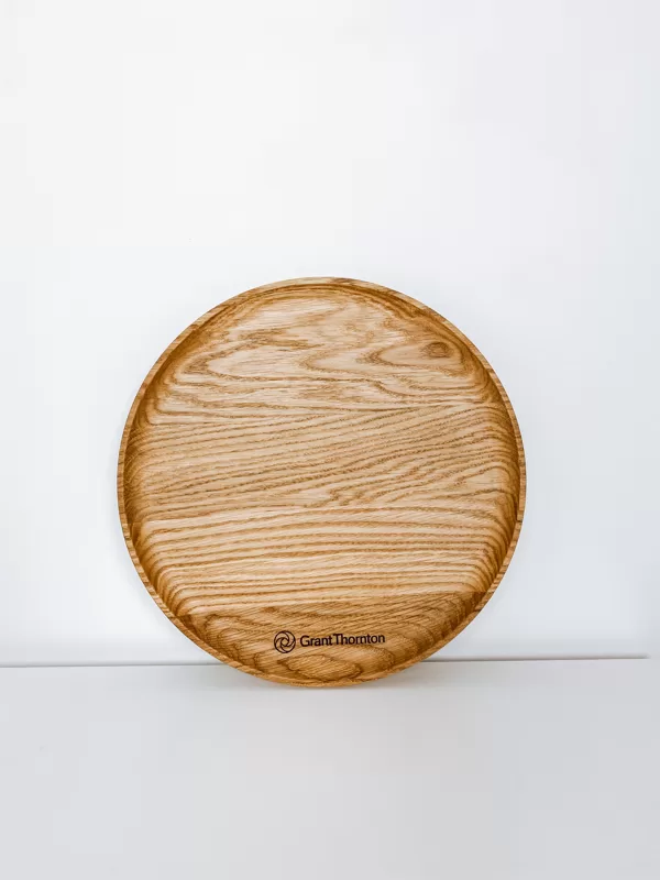 wooden plate