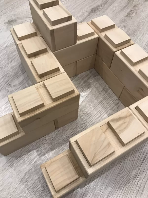 wooden lego
