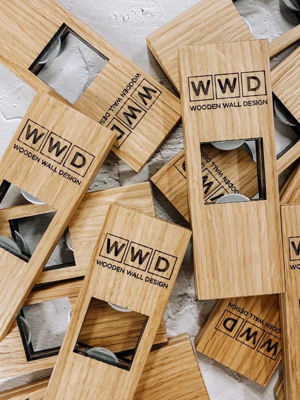 wooden engraved bottle opener