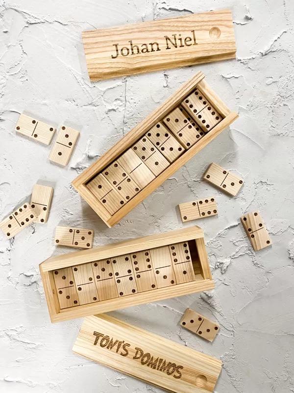 wooden domino