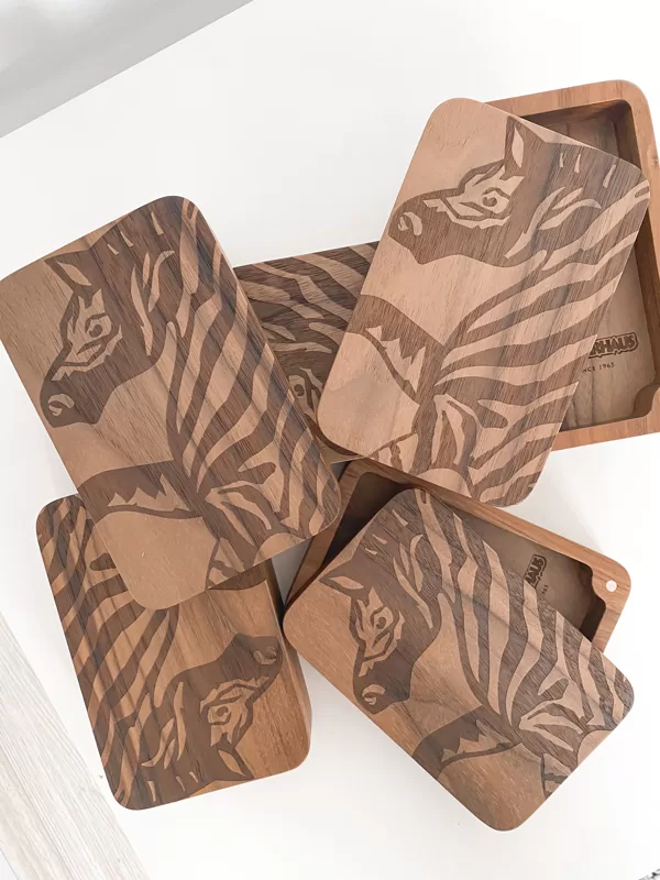 engraved walnut wood boxes
