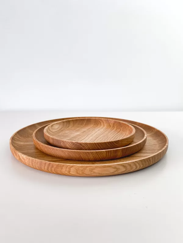 oak wood plates