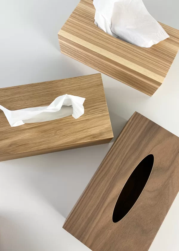 wooden napkin cover box