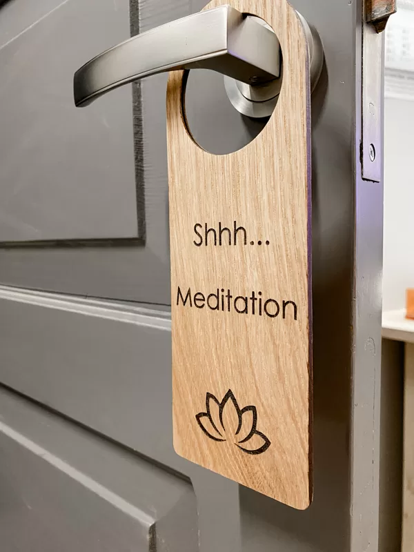 wood door hanger