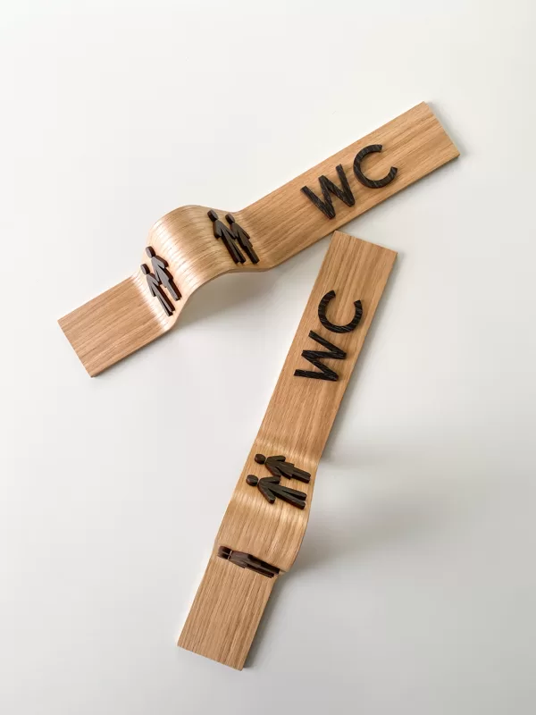 wc door signs - bentwood design signs