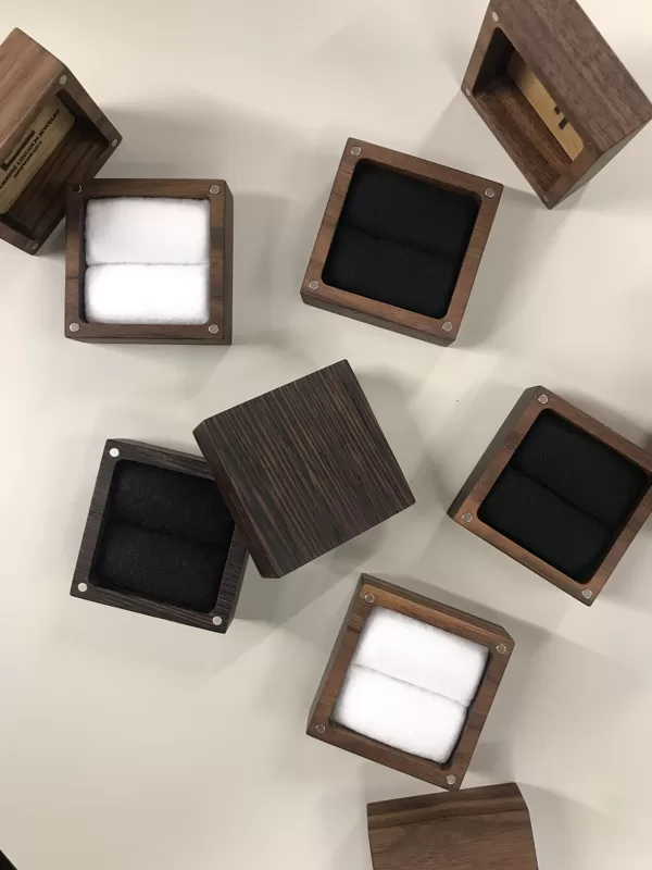 wooden ring boxes