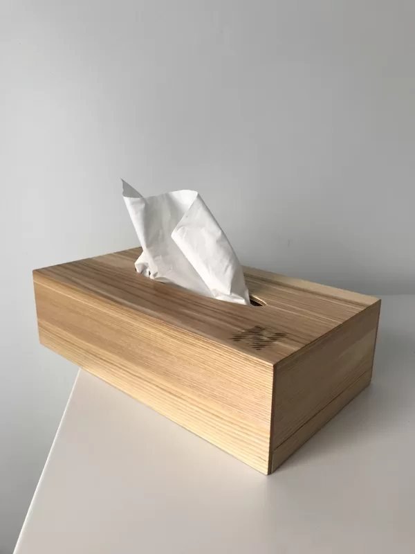 wooden napkin box