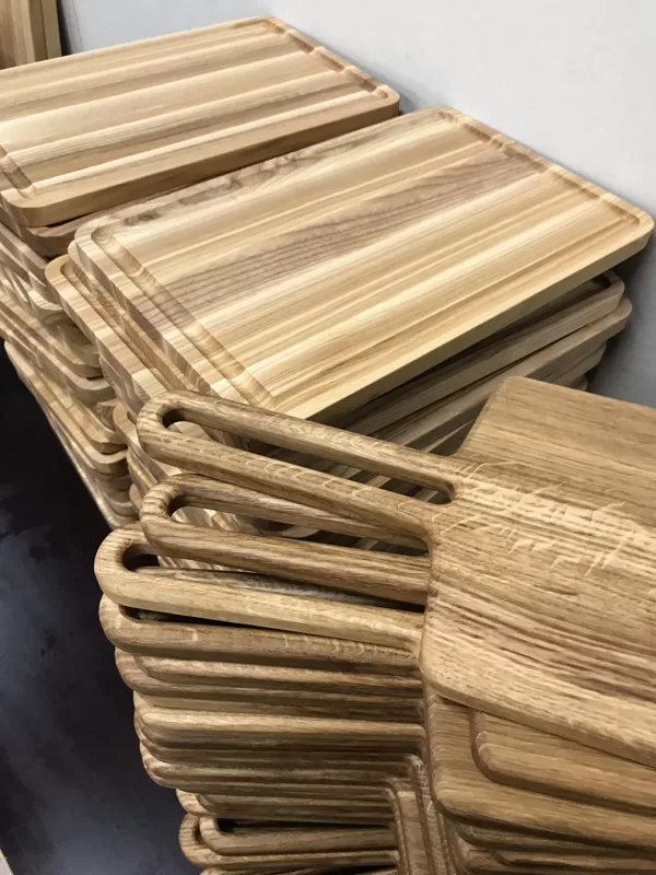 wooden kitchen boards