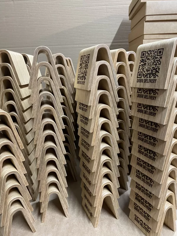 QR code menu sign