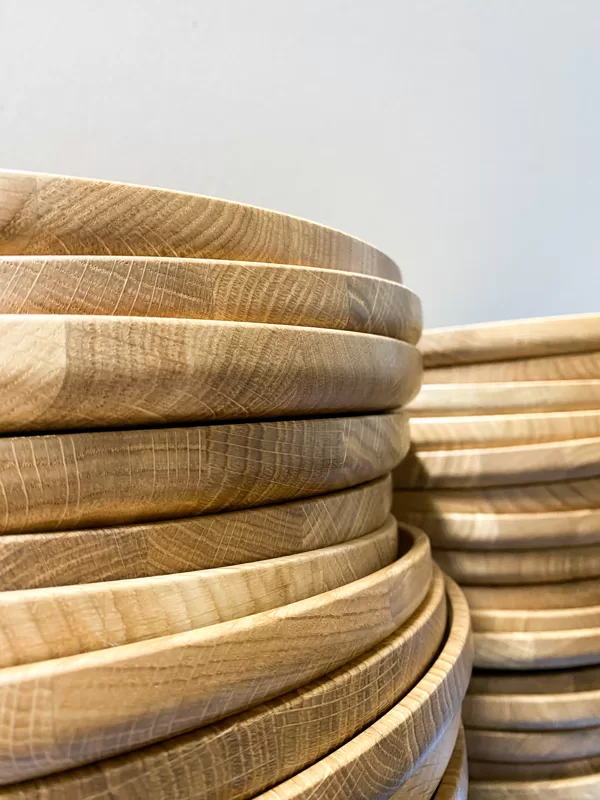 oak wood serving platters