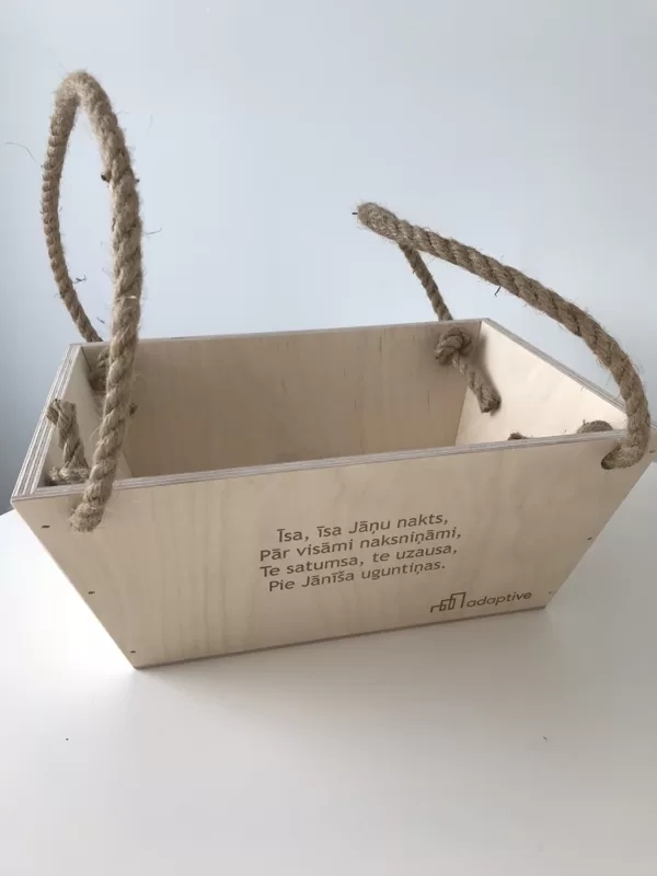 wooden basket