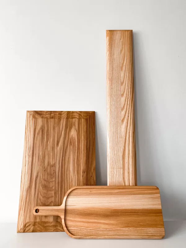 wooden kitchen boards