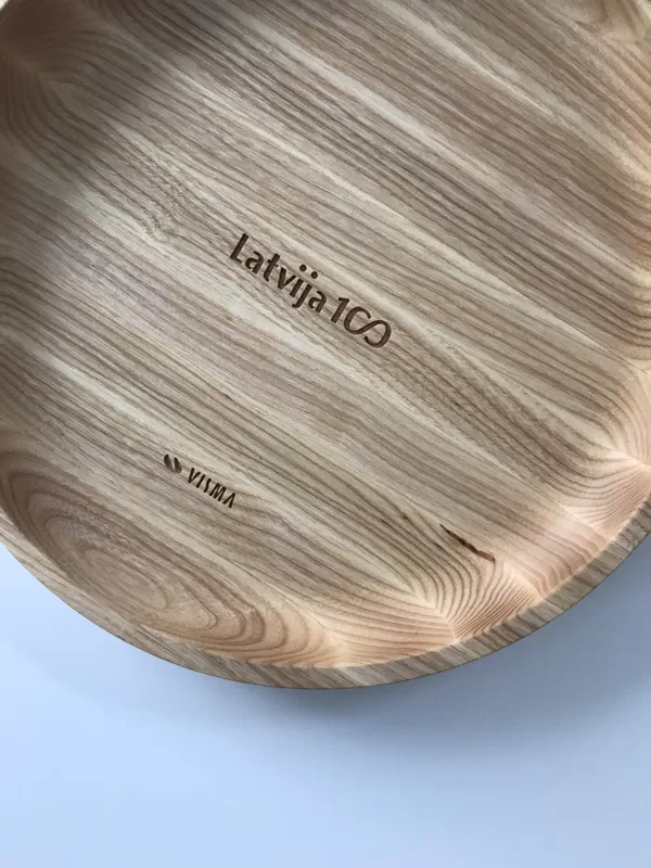 wooden plate