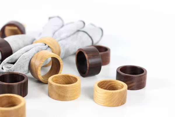 Wooden napkin rings