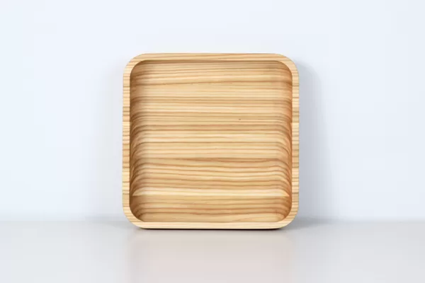 Wooden serving platter