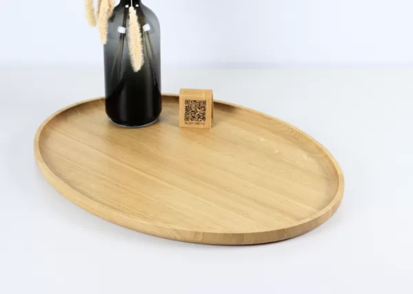 Large wood serving tray
