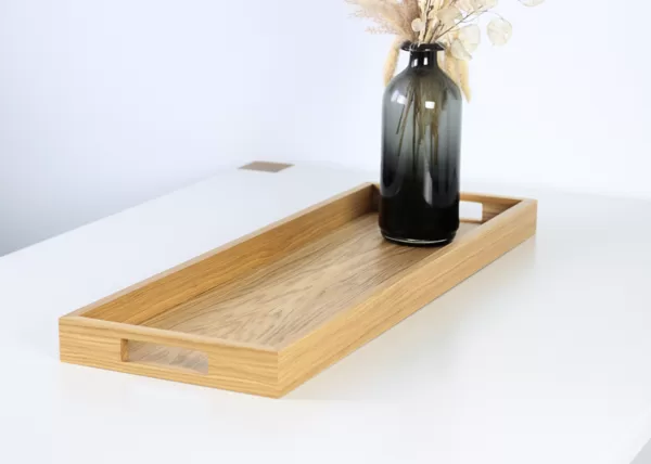 Oak wood serving tray - Ottoman tray