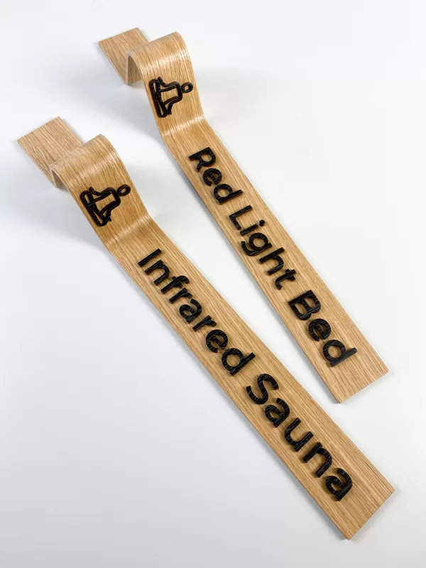 Wooden Sauna signs 