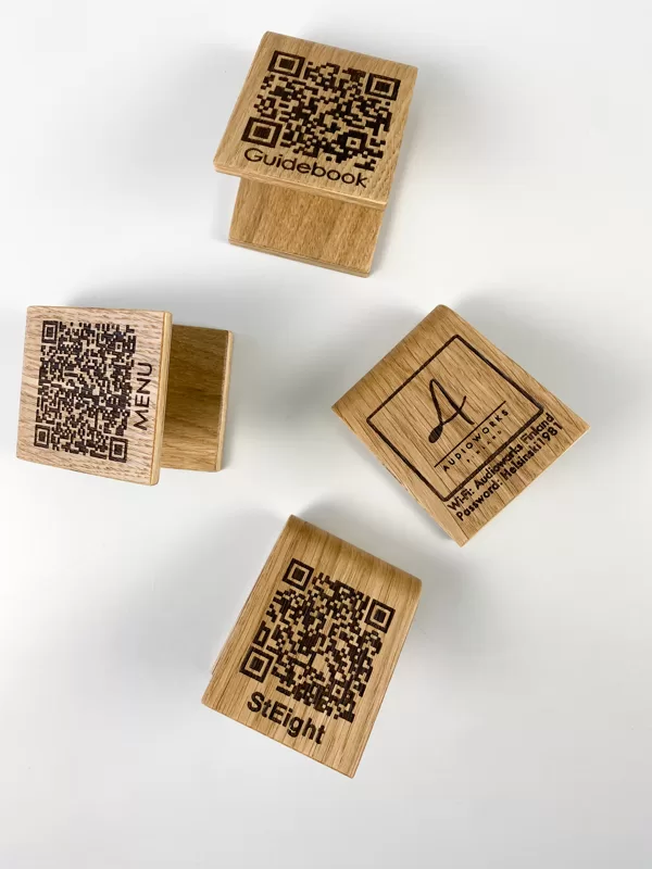 QR code menu sign