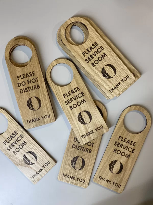 Wood door hangers